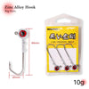 Hunthouse 5g 7g 10g 14g Zinc Alloy Red Eye Jig Head