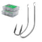 Simpleyi 100pcs 1#-14# Series Bait Hooks