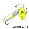 FISH KING FKD1 1Pc 4#-18g 5#-24g Long Cast Spinner