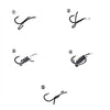 Barbed Bait Hooks 50pcs/Box