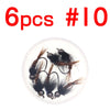 Bimoo 6Pcs/Lot  #8 #10 #12 Tungsten Bead Head Flash Back Pheasant Tail Nymph Fly