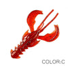 Supercontinent 55A 65mm/10pcs 40mm/20pcs Soft Craw Lure