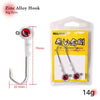 Hunthouse 5g 7g 10g 14g Zinc Alloy Red Eye Jig Head