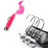 JYJ 10pcs/lot 1g-20g Round Ball Jig Head Hook