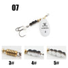 W.P.E KOMODO 1Pc 6.8g/9.5g/13.4g Spinner