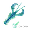 Supercontinent 55A 65mm/10pcs 40mm/20pcs Soft Craw Lure