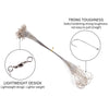 AOrace Steel Leader with Swivel and Hooks 10pc