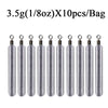 10pcs/lot 3.5g 5g 7g 10g 14g 20g Fishing Weights