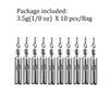THKFISH 10pcs/lot Drop Shot 3.5g/5g/7g/10g/14g/20g Fishing Sinker