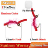 12 Styles Wet/Dry Fishing Flies