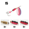 W.P.E KOMODO 1Pc 6.8g/9.5g/13.4g Spinner