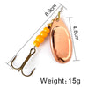 FISH KING 3.9g 4.6g 7.4g 10.8g 15g Spinner