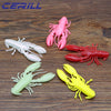 Cerill 5Pcs/Lot 9cm 12g Soft Plastic Crawfish Lure