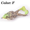 Proleurre 1PC Double Propeller Soft Silicone Pro Frog Bait