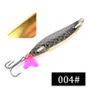 FTK 1Pc 24g 28g 35g Spoon with Treble Hook