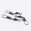 100pcs/box 4# To 14# Interlock Snap Ball Bearing Swivel Rolling Solid Rings