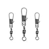 100pcs/box 4# To 14# Interlock Snap Ball Bearing Swivel Rolling Solid Rings