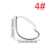 Weedless Barbed Wacky Fishing Hook - 20pcs