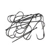 Bimoo 50pcs/lot Size 10 4 2 2/0 3/0 Aberdeen Long Shank Fish Hook