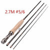 Mavllos Brinkworth MF Action Carbon River Fly Rod 2.4m/2.7m 3/4 5/6 WT