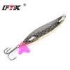FTK 1Pc 24g 28g 35g Spoon with Treble Hook