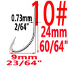 100pcs/bag Iseama 1# To 14# Bait Hook