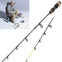 Seachaser 58cm/22.83in 2 tips Carbon Fiber Ultra Light Spinning Ice Rod