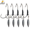 Offset Weighted Crank Hook With Sequin Spoon - 2PC
