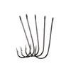 Bimoo 50pcs/lot Size 10 4 2 2/0 3/0 Aberdeen Long Shank Fish Hook