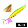 FTK 1Pc 24g 28g 35g Spoon with Treble Hook