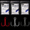 15pcs/box 3 Colors Treble Hooks Size 1#-14#
