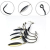Offset Weighted Crank Hook With Sequin Spoon - 2PC