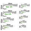 Bimoo 50pcs/lot Size 10 4 2 2/0 3/0 Aberdeen Long Shank Fish Hook