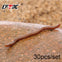 FTK 30Pcs/Lot 7.5cm/0.5g Soft Earthworm Lure