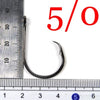Bimoo 50pcs/Lot 1 1/0 2/0 3/0 4/0 5/0 6/0 7/0 8/0 9/0 10/0 Circle Hooks