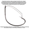 Weedless Barbed Wacky Fishing Hook - 20pcs