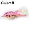 Proleurre 1PC Double Propeller Soft Silicone Pro Frog Bait