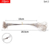 AOrace Steel Leader with Swivel and Hooks 10pc