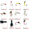 12 Styles Wet/Dry Fishing Flies