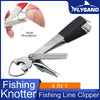 FLYSAND 4 in 1 Fast Tie Nail Knotter Line Cutter Hook Sharpener Tool