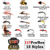 Dry/Wet Flies Nymph Flies Streamer Flies Fly Sets - 24-117PC