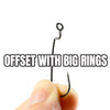 Supercontinent 20Pcs Offset Bait Hook