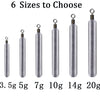 10pcs/lot 3.5g 5g 7g 10g 14g 20g Fishing Weights