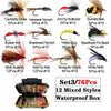 Wet/Dry Trout Fly Fishing Flies Collection 32-112Pcs