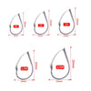 10pcs/Box High Carbon Steel Weedless Hooks