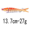 Hengjia 1Pc 13.7cm/27g Swimbait