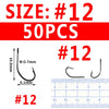 Bimoo 50/25PCS Multiple Purpose High Carbon Steel Fish Hooks