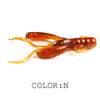 Supercontinent 15Pcs/lot 4cm 1.6g Soft Creature Lures