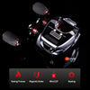 GHY 19+1BB 8.0:1 Ratio 10Kg Brake Force Digital Line Counter Baitcasting Reel