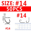 Bimoo 50/25PCS Multiple Purpose High Carbon Steel Fish Hooks